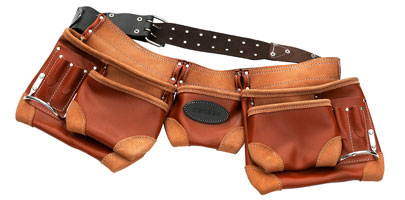 12 Pocket Leather Tool Belt 