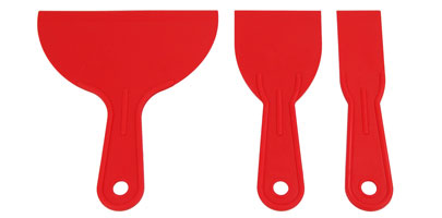 Plastic Putty Knife and Spreader Set