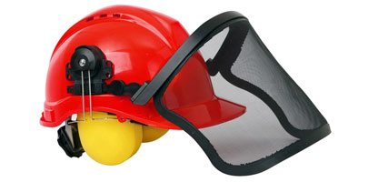Safety Helmet with Ear Defenders