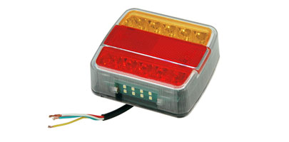 12V LED Tail Light Unit with Reflector