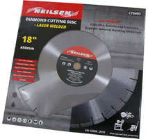 450mm Laser Welded Diamond Disc