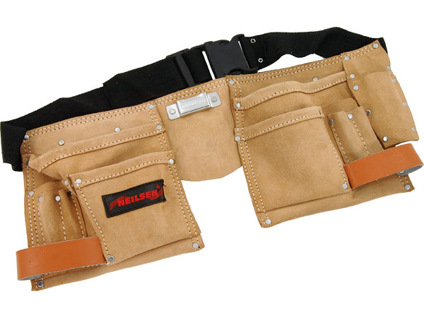 11 Pocket Leather Tool Belt 