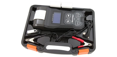 Battery Tester with Integral Printer